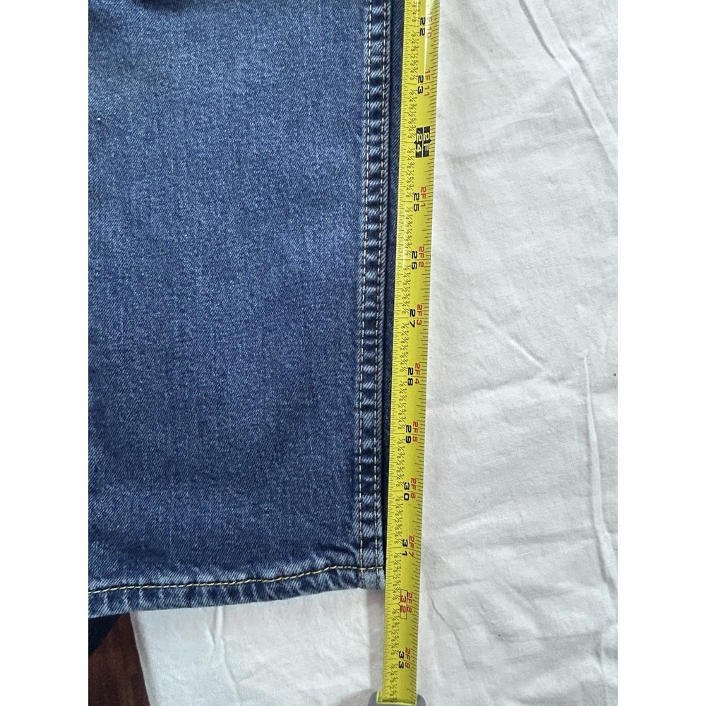 men's levi's dark wash jeans 512 Sz 36x34 Straight - Picture 4 of 11